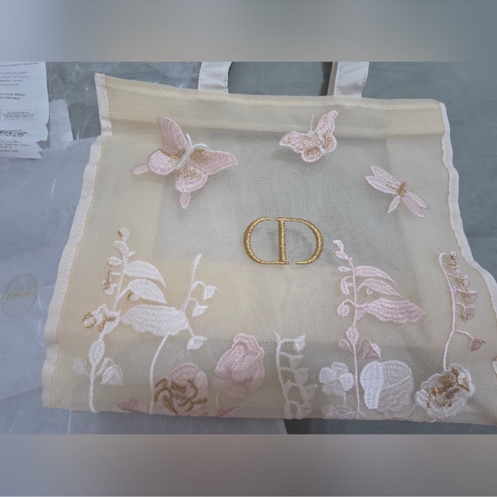 Dior Mesh Butterfly tote bag GWP - Picture 8 of 10